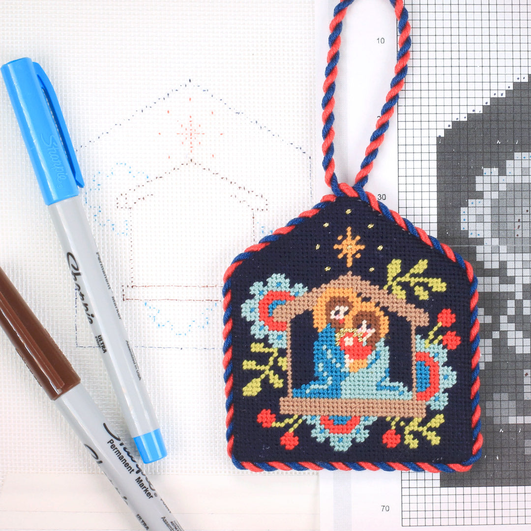 How To Use A Sharpie To Chart A Needlepoint Pattern
