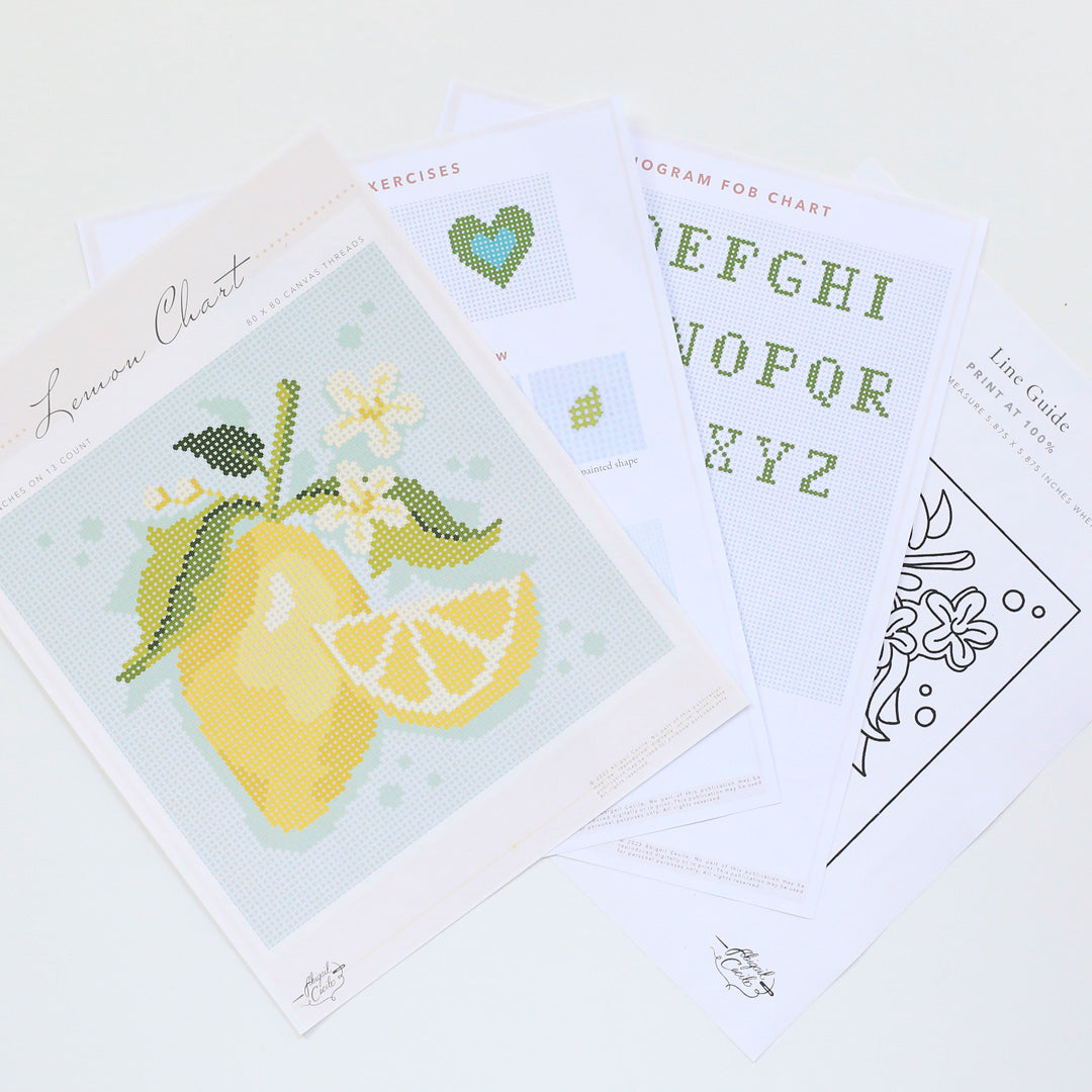 Online Needlepoint Canvas Painting Class