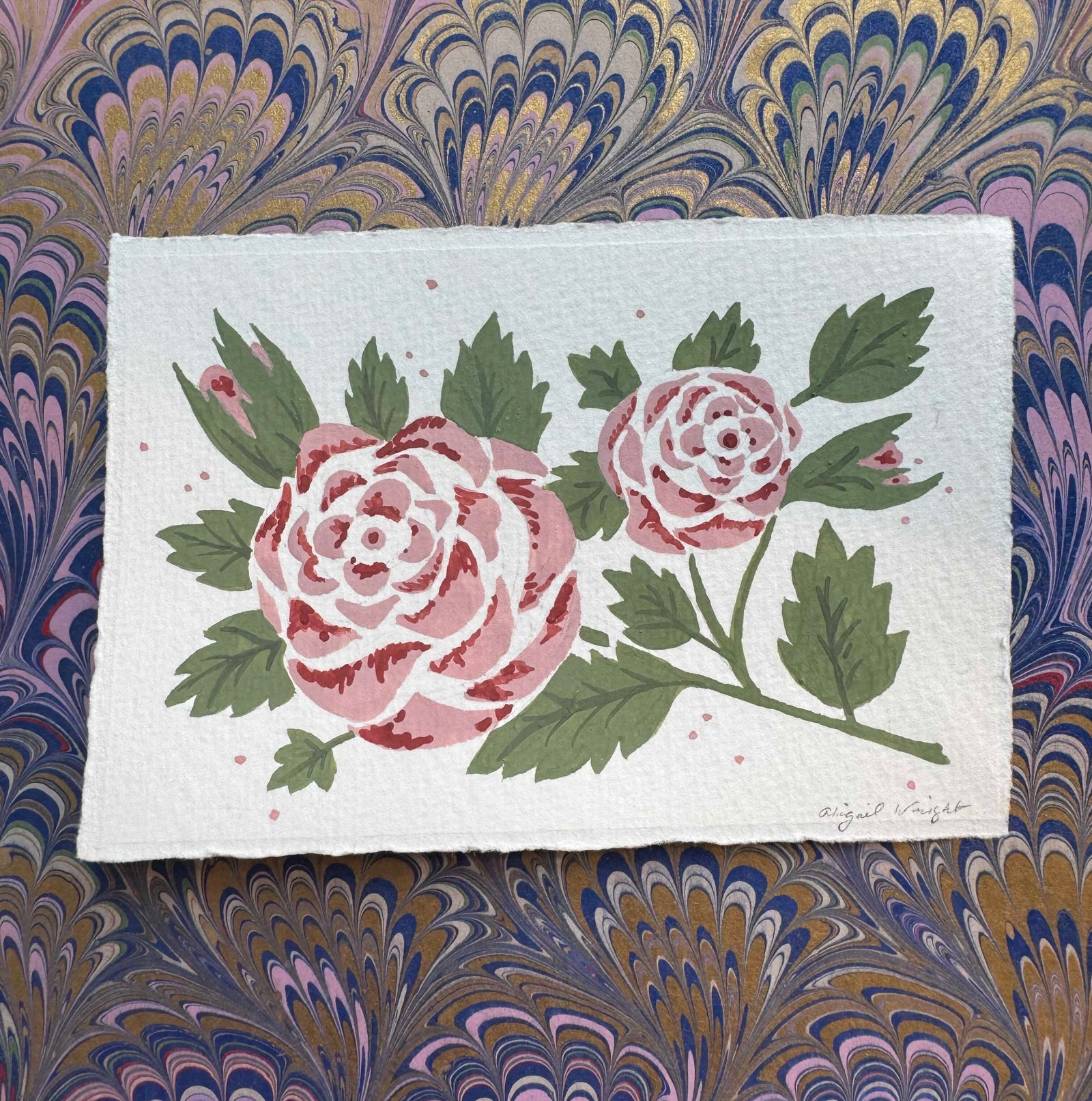 Pennsylvania Rose Painting