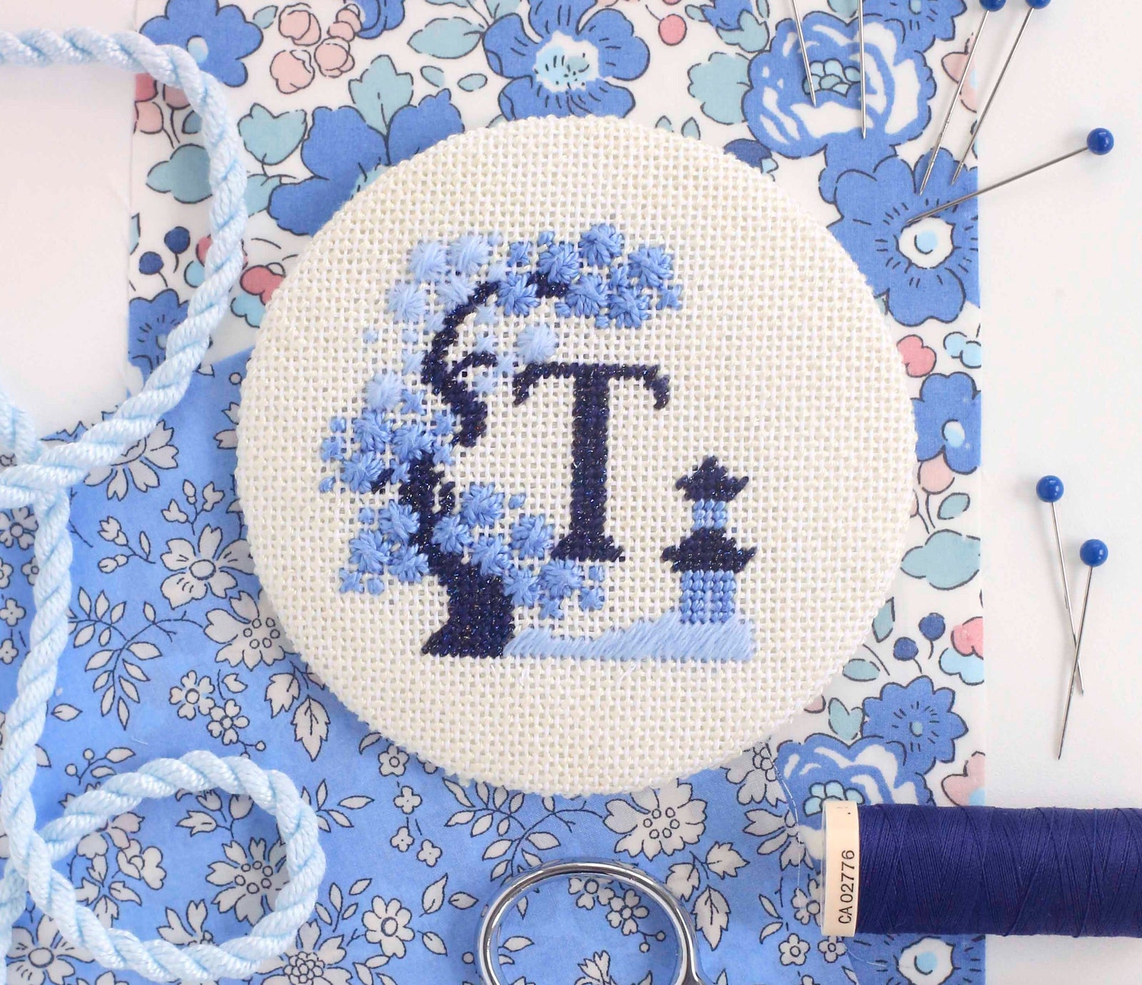 Online Needlepoint Ornament Finishing Class
