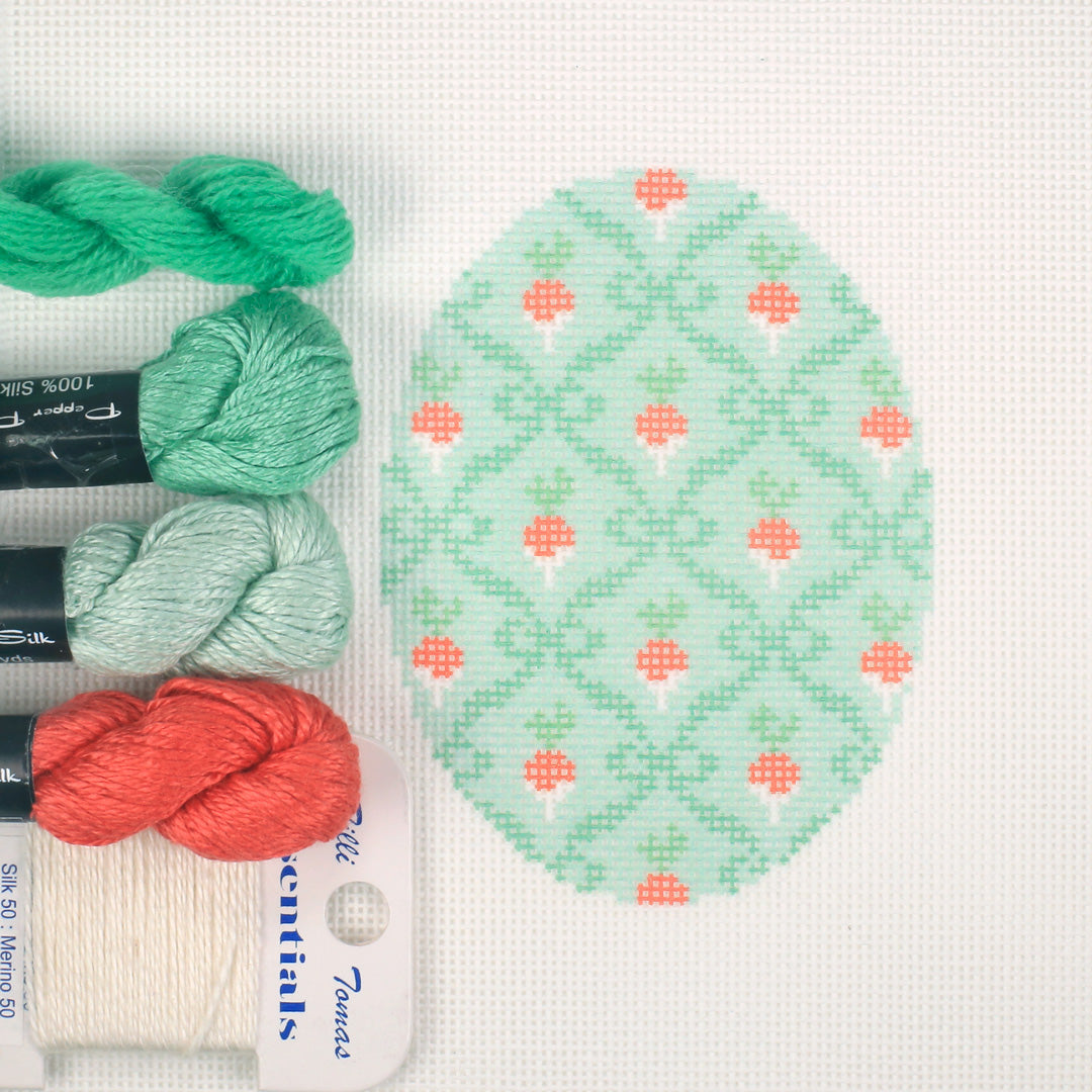 Radish Garden Oval - Kit and Stitch Guide