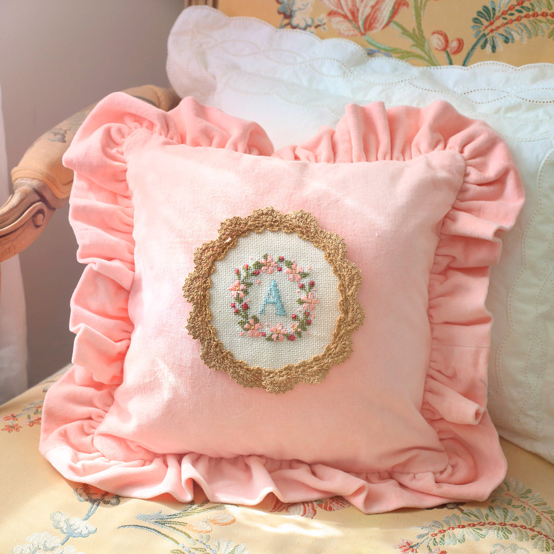 Vintage Blooms - Three Charted Monograms E-Pattern