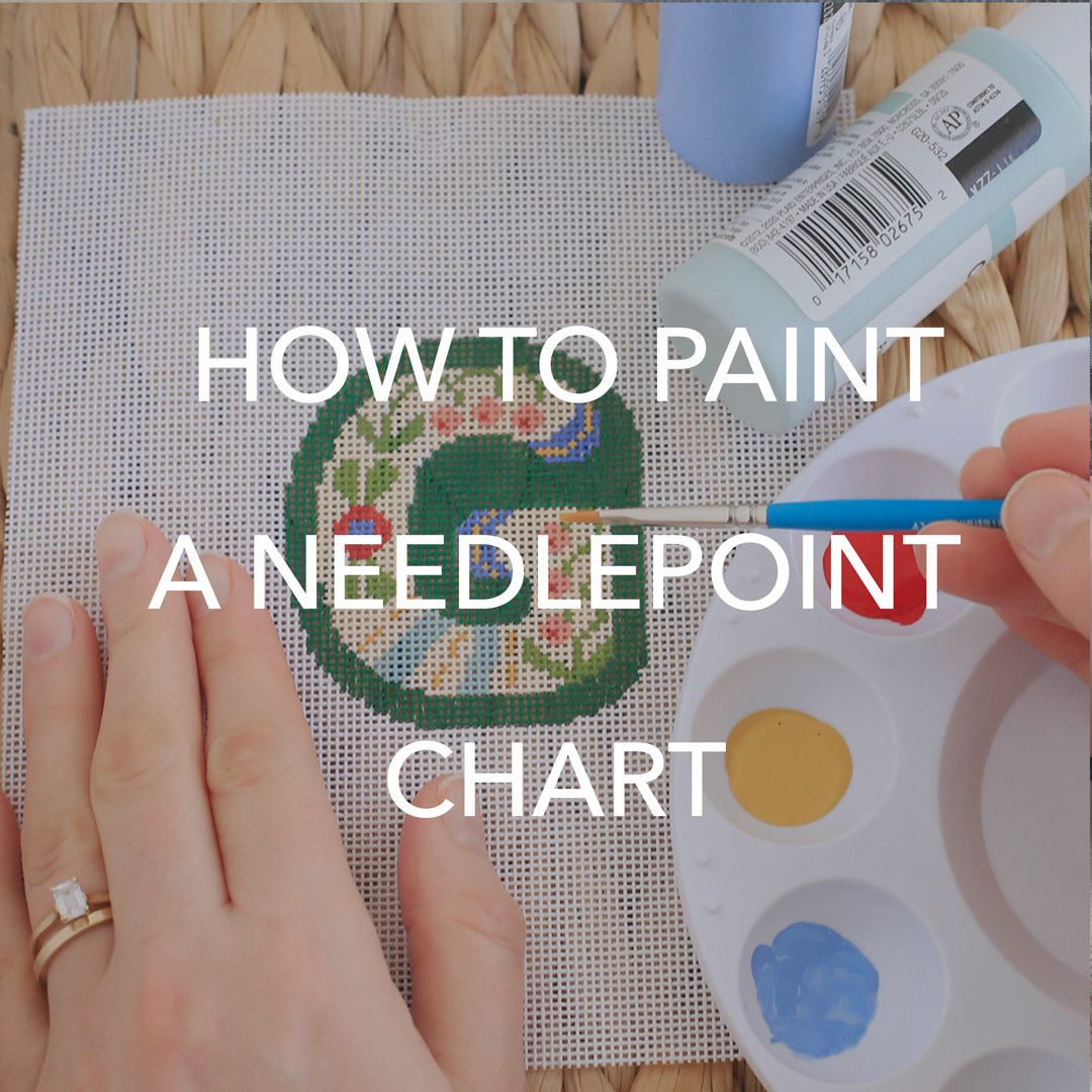 How to Paint a Needlepoint Chart