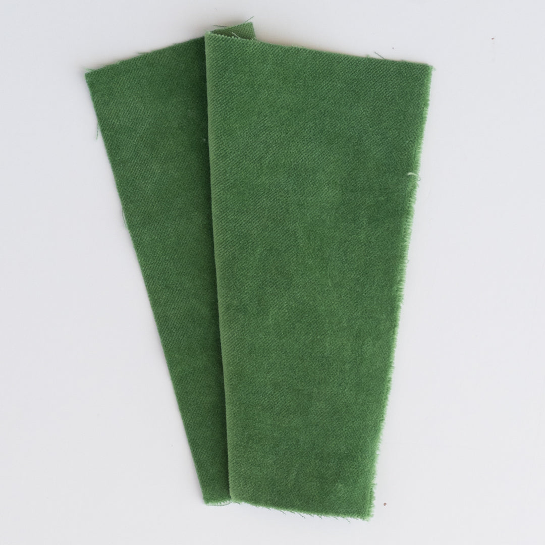 Cotton Finishing Velvet - Medium Green