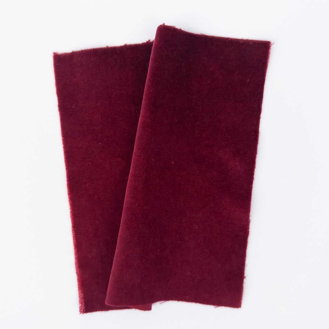 Cotton Finishing Velvet - Mulberry