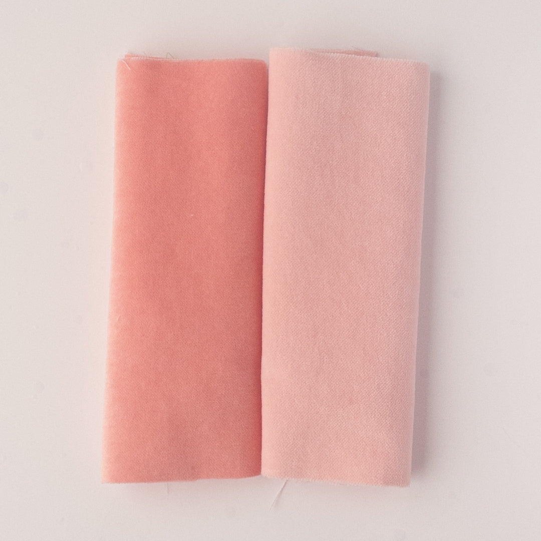 Cotton Finishing Velvet - Coral