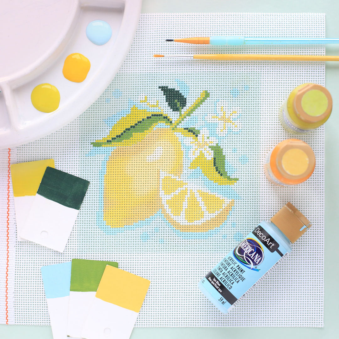 Online Needlepoint Canvas Painting Class