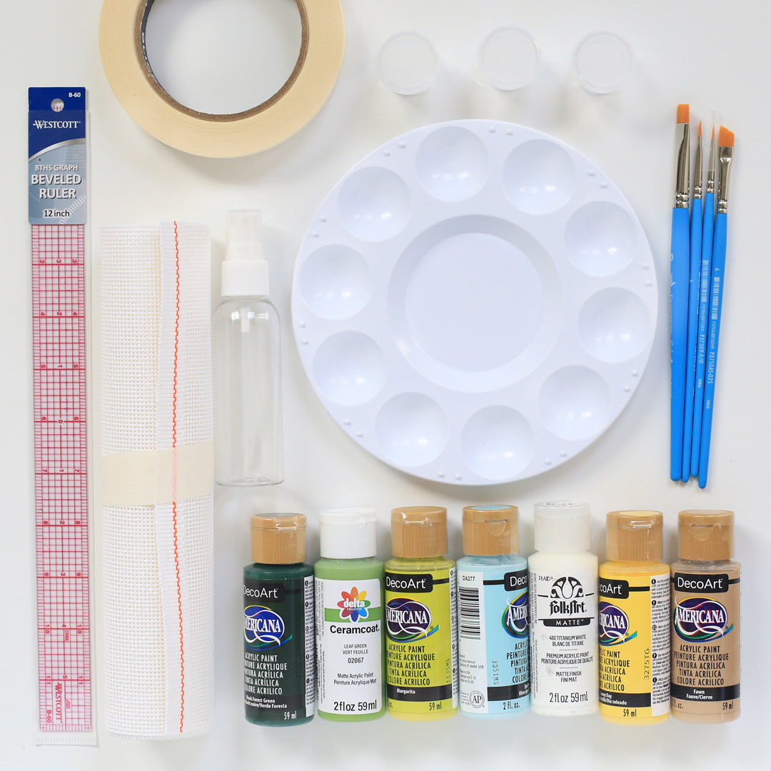 Online Needlepoint Canvas Painting Class