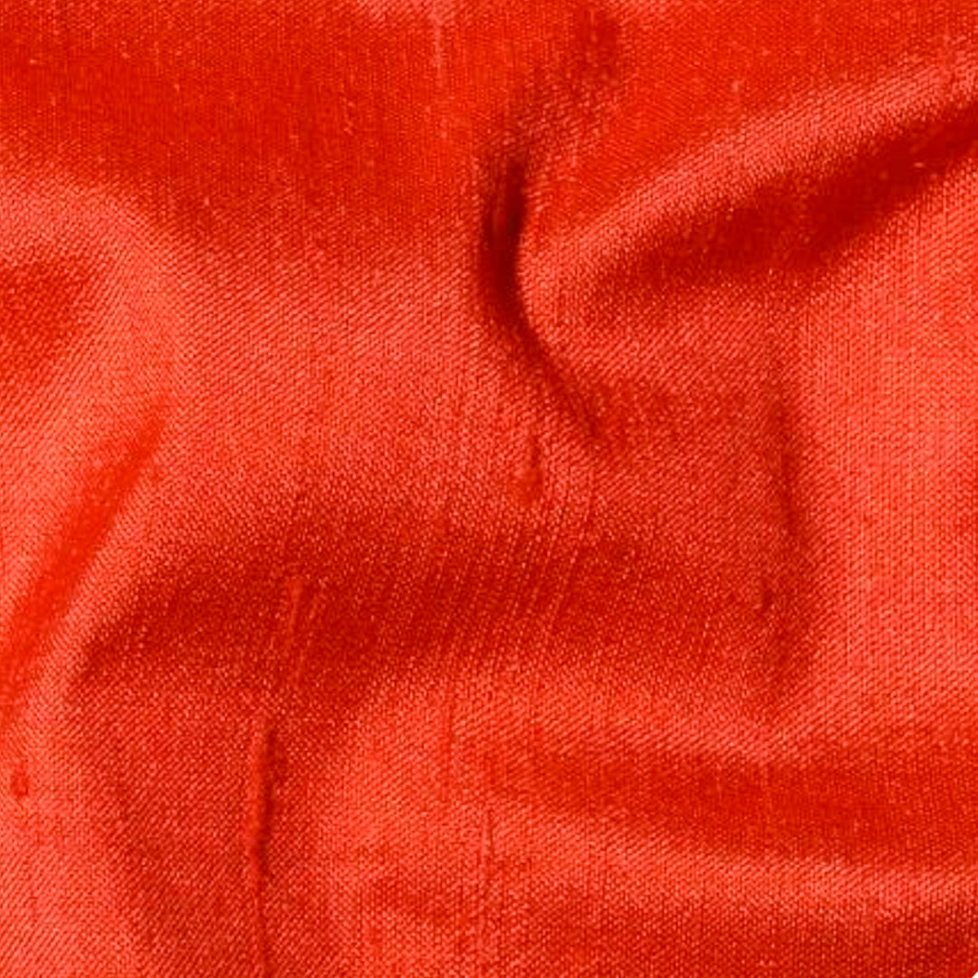 Silk Dupioni -  Fire Red