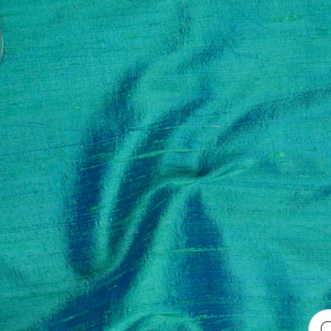 Silk Dupioni - Bay Blue