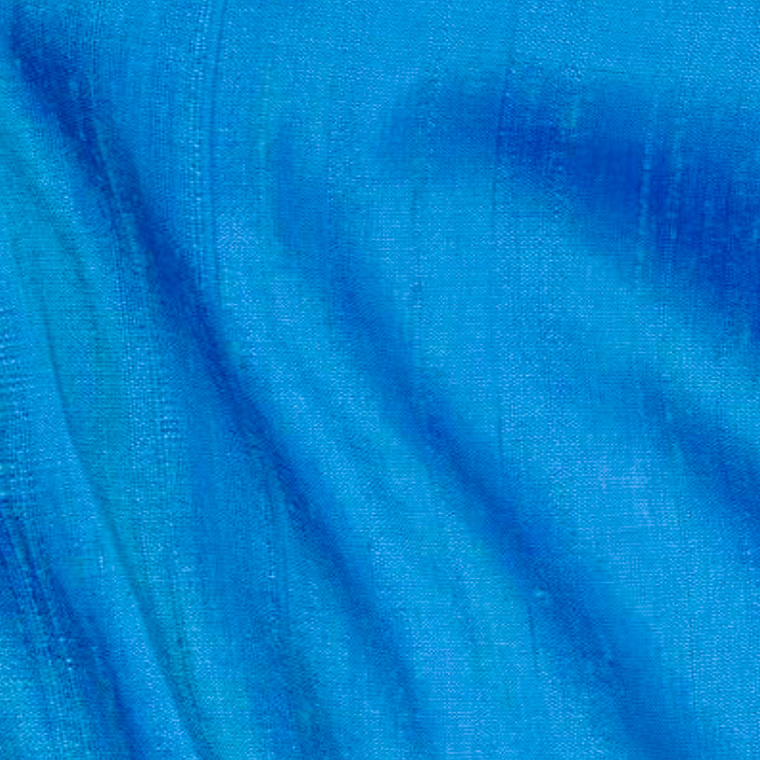 Silk Dupioni - Ocean Blue