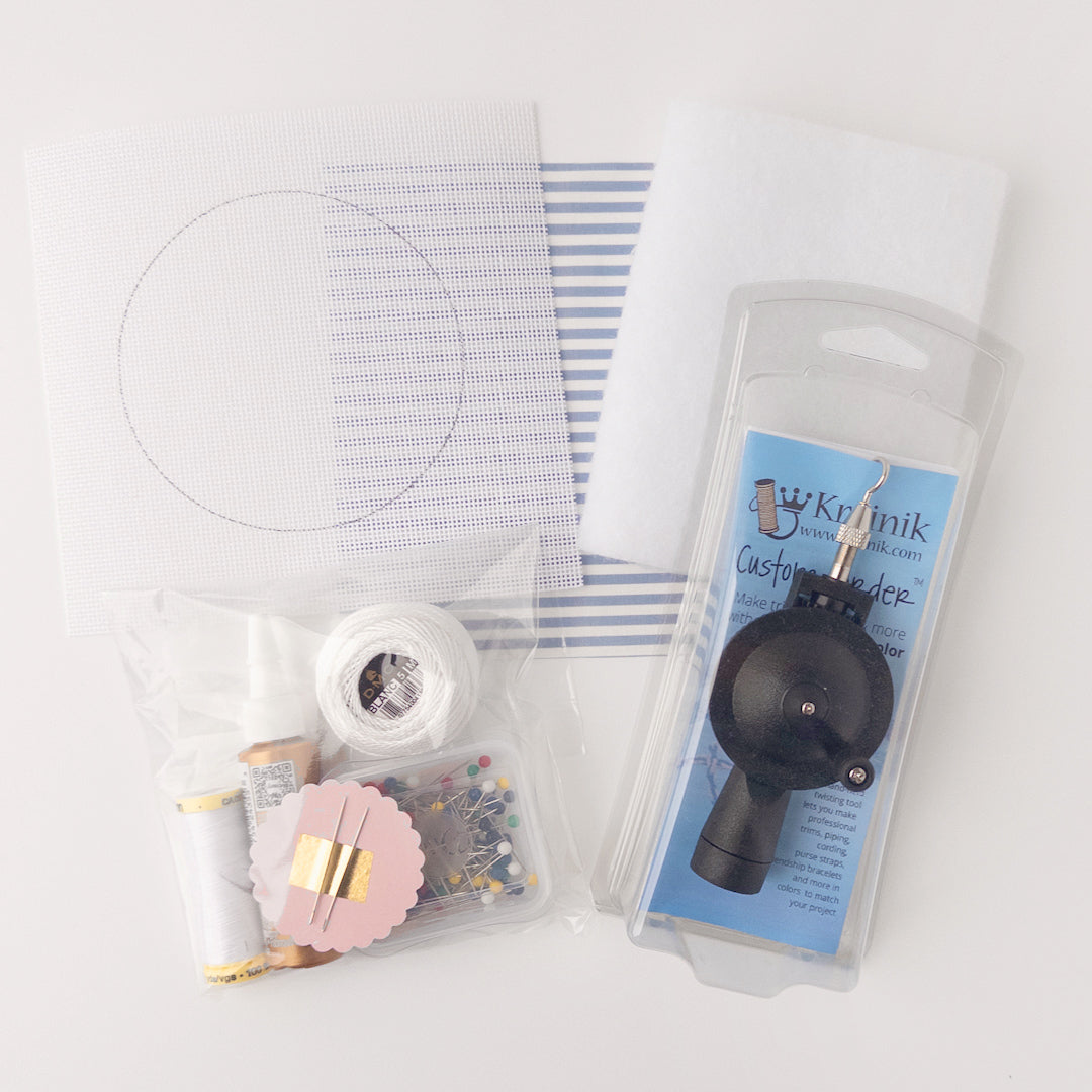 Online Needlepoint Ornament Finishing Class