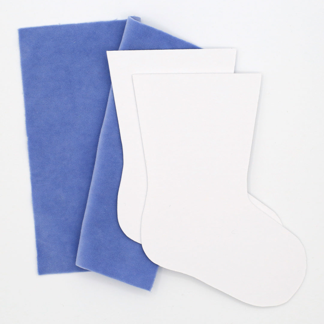 Pink Merry Mini Stocking - Kit and Stitch Guide