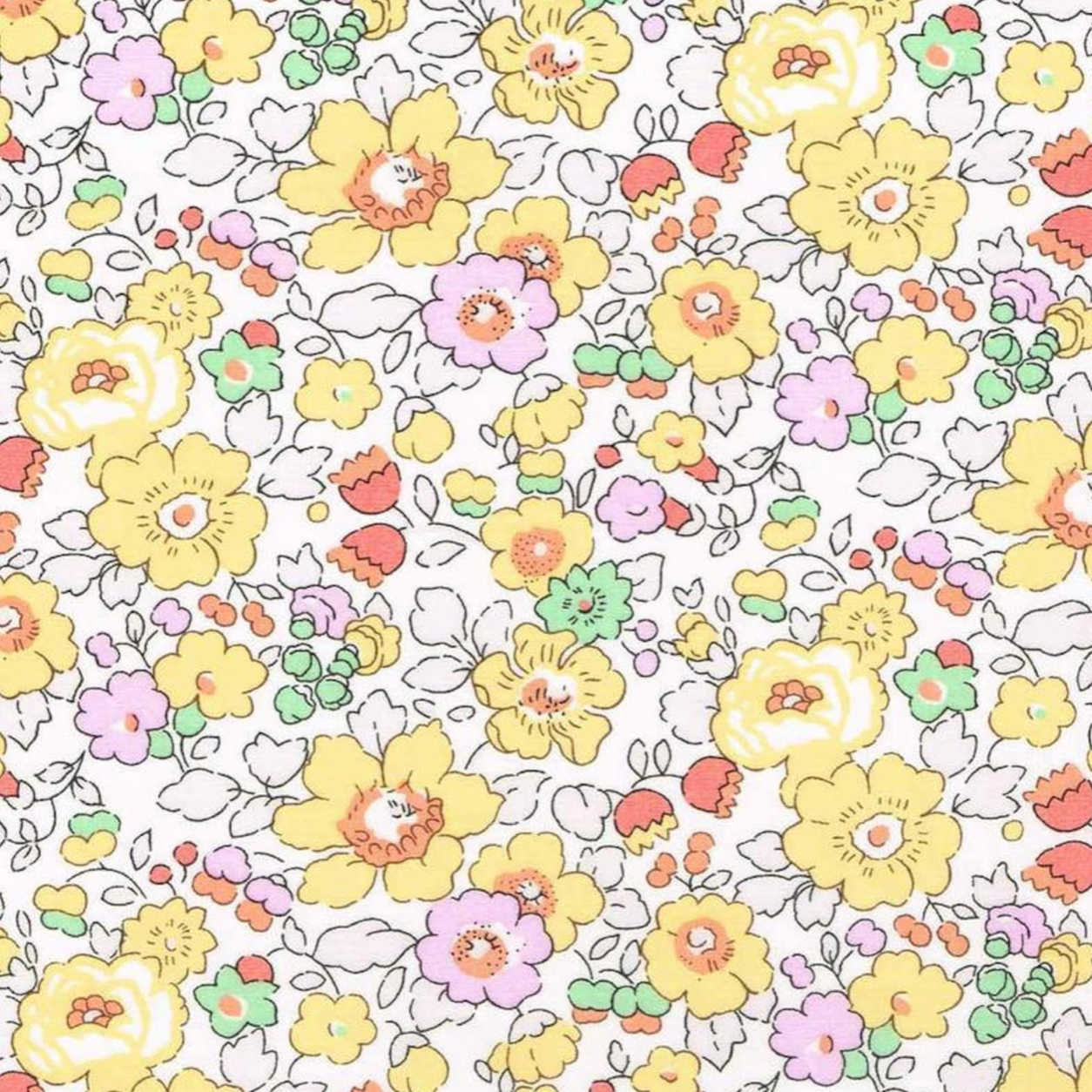 Finishing Fabric - Liberty Betsy Yellow