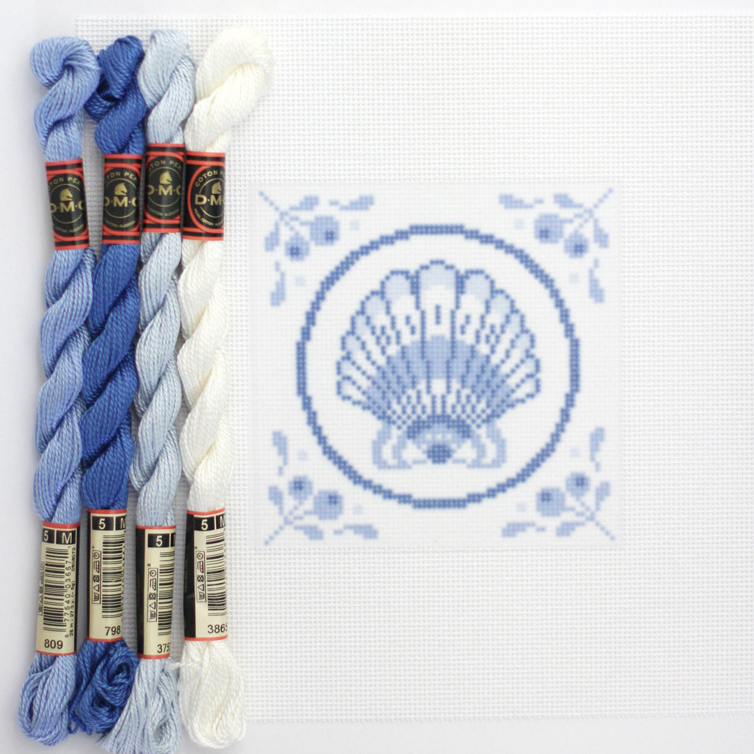 Delft Shell - Kit and Stitch Guide