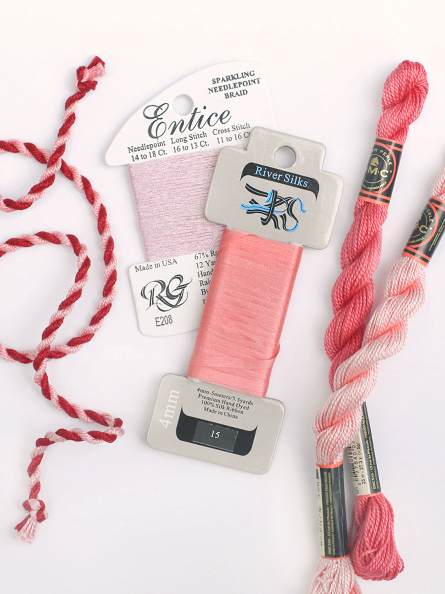 cord and trim for needlepoint ornament stand up and pillow finishing