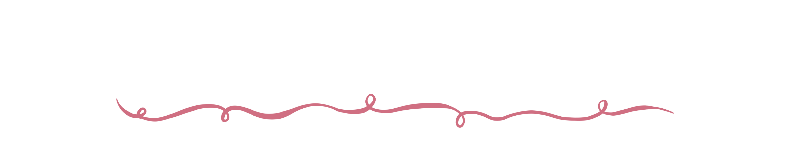 Illustrated pink ribbon border