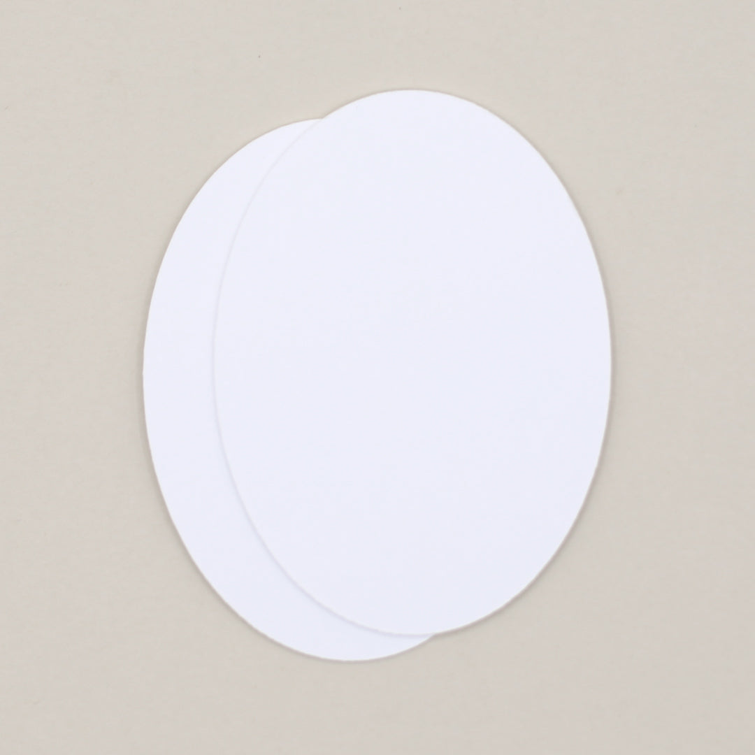 Oval Ornament Finishing Boards - Four Inch Oval