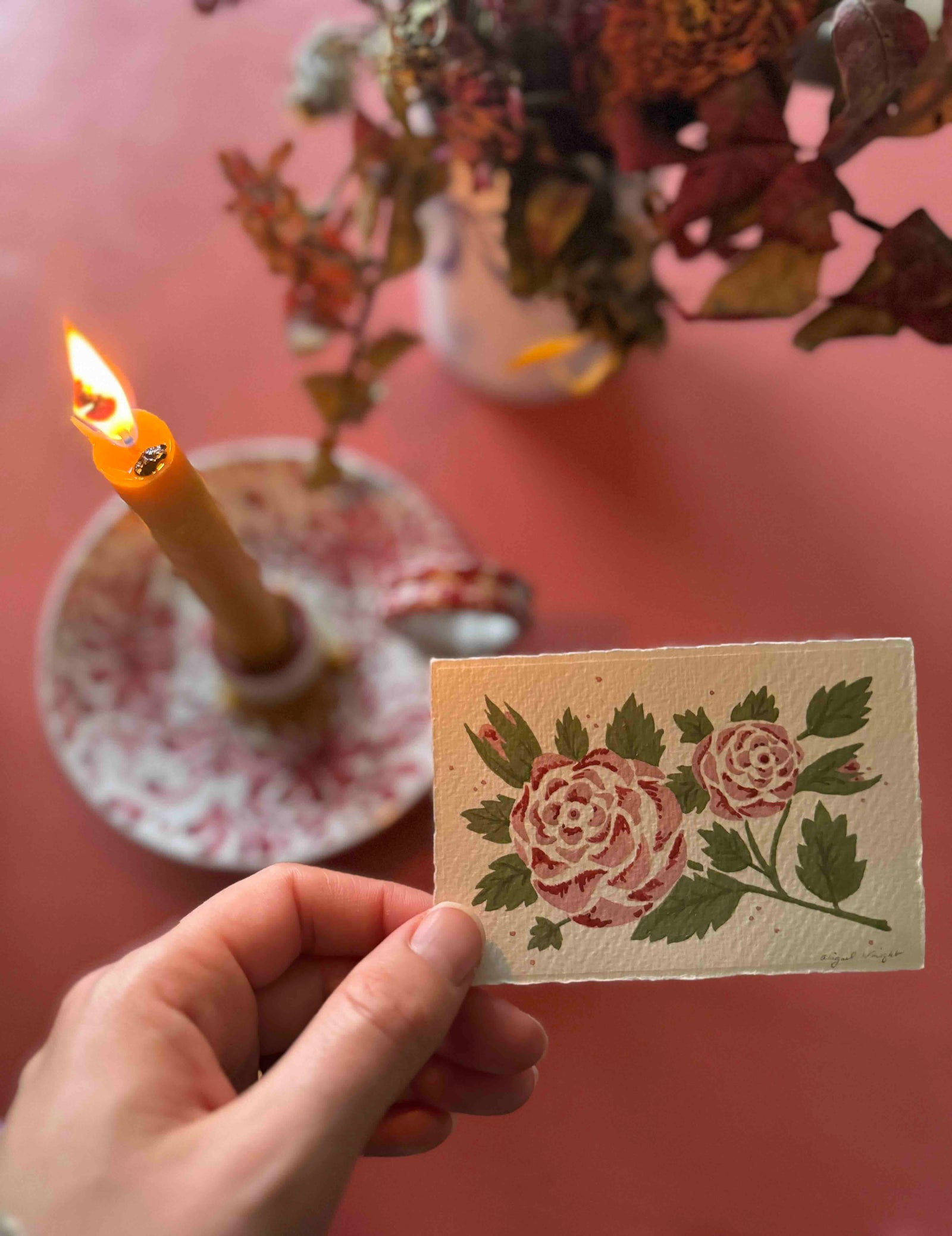 Pennsylvania Rose Painting