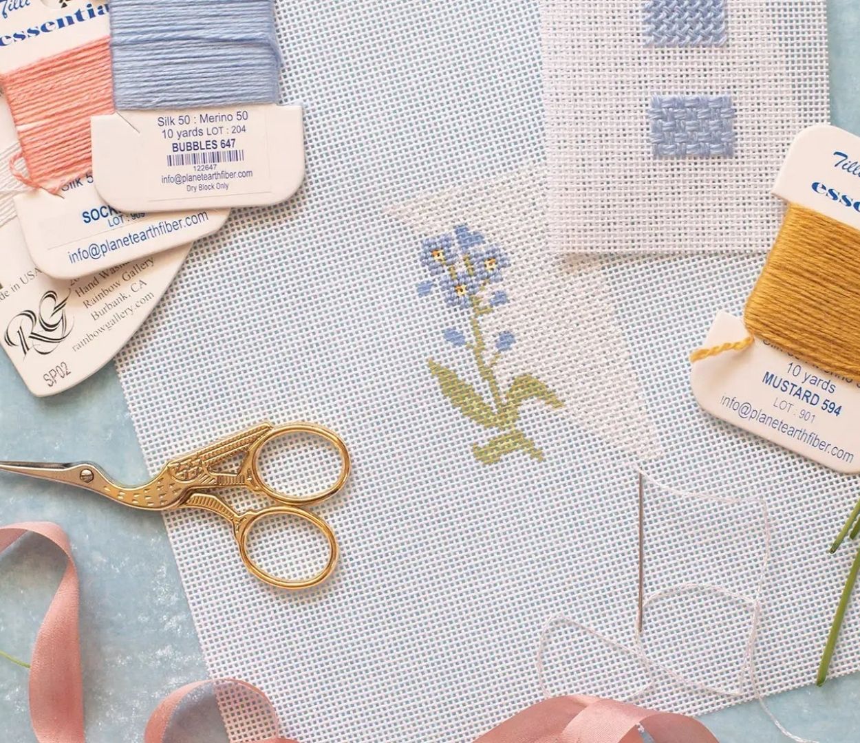 Holiday Needlepoint Kits - Abigail Cecile